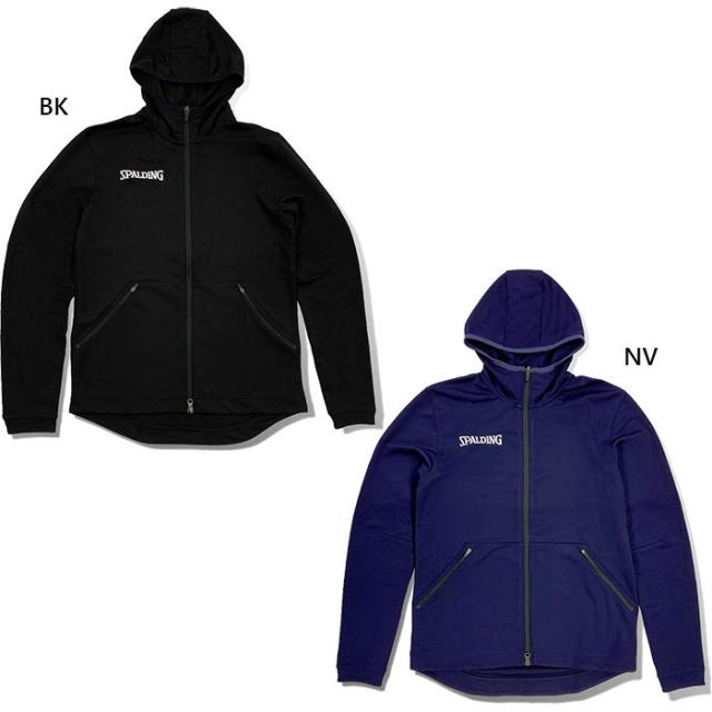 ビッグサイズ 大きいサイズ スポルディング メンズ ジップアップ スウェットパーカー バスケットボールウェア トップス ジップアップ 長袖 アウター ブラック 黒 送料無料 SPALDING SMJ180390の通販は