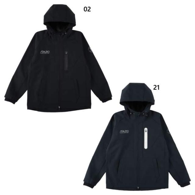 スパッツィオ メンズ レディース テクニカルラインジップパーカー サッカーウェア フットサルウェア トップス パーカー ジップアップ 長袖 ブラック 黒 ネイビー 送料無料 Spazio TP0657 TP-0657