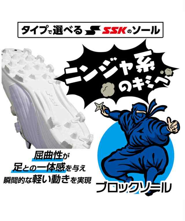 SSK スパイク ブロックソール 27.5cm - シューズ