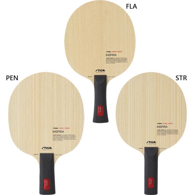スティガ メンズ レディース インスピーラ ハイブリッド カーボン INSPIRA HYBRID CARBON 卓球 ラケット シェークハンド ペン J.T.T.A.A.日本卓球協会公認 送料無料 STIGA