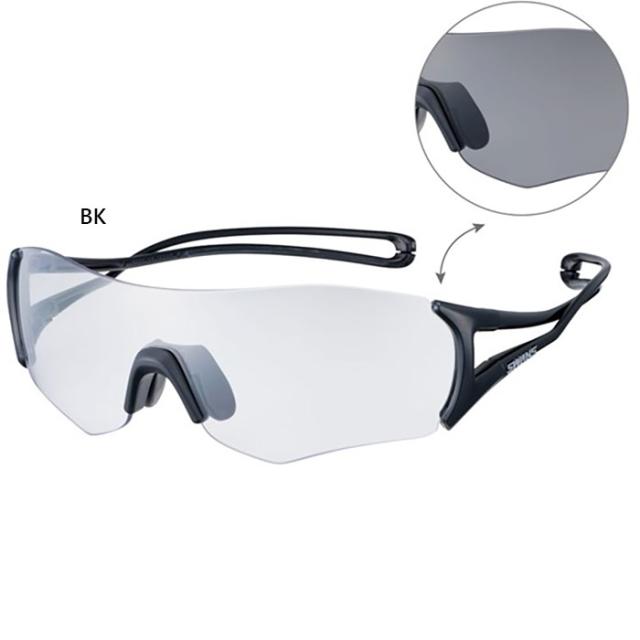 スワンズ メンズ レディース イーノックスエイト8 G2 E-NOX EIGHT8 G2 調光レンズモデル サングラス ランニング スポーツサングラス マラソン ブラック 黒 送料無料 SWANS EN8G2-0066