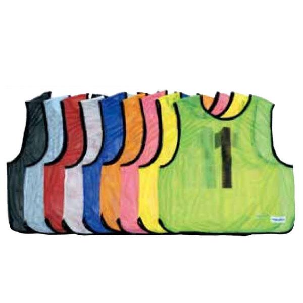 同色10枚セット トーエイライト ジュニア キッズ ビブス ゲームベスト メッシュベスト メッシュゼッケン スポーツ 学校体育 レクリエーション 部活 試合 ブルー 青 イエロー ピンク オレンジ グリーン 黄色 緑 送料無料 TOEILIGHT