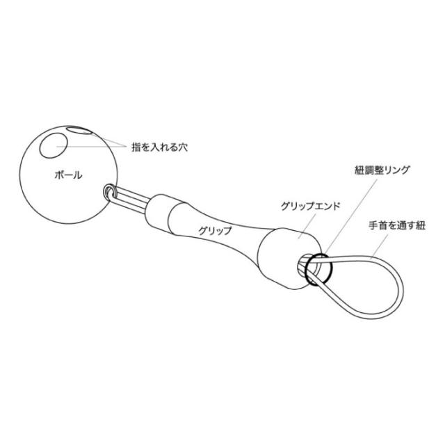 ウチダ メンズ レディース フィンガーエース II 2 野球 シャドウピッチング トレーニング器具 練習器 投球 自宅トレーニング 部活 送料無料 UCHIDA FAW-W54_6