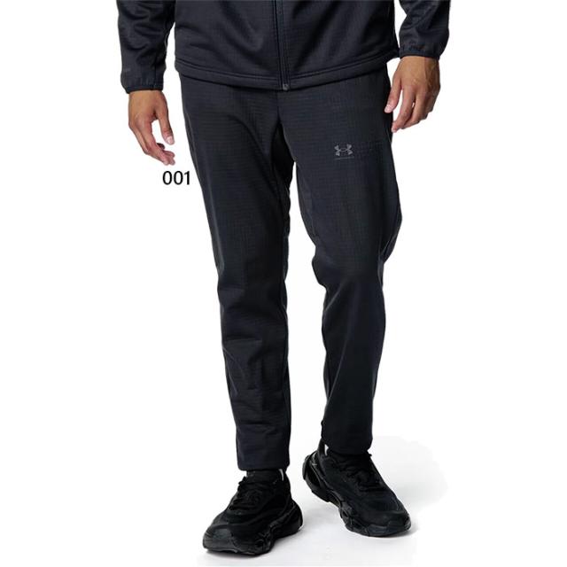 アンダーアーマー メンズ ウインターニット 3レイヤー パンツ フィットネス トレーニングウェア ボトムス ロング ブラック 黒 送料無料 UNDER ARMOUR 6007395
