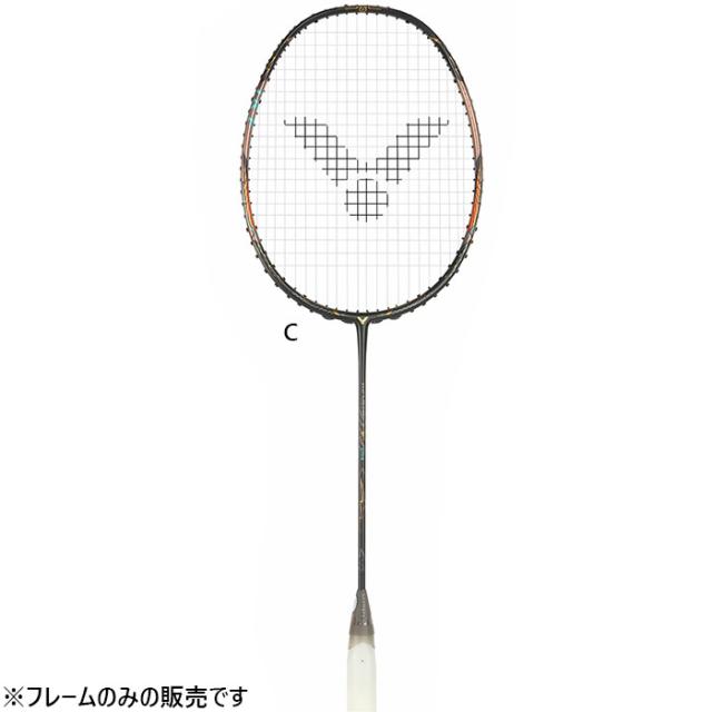 ビクター メンズ レディース バドミントンラケット フレームのみ ブラック 黒 送料無料 VICTOR TK-F-C-ULTRA