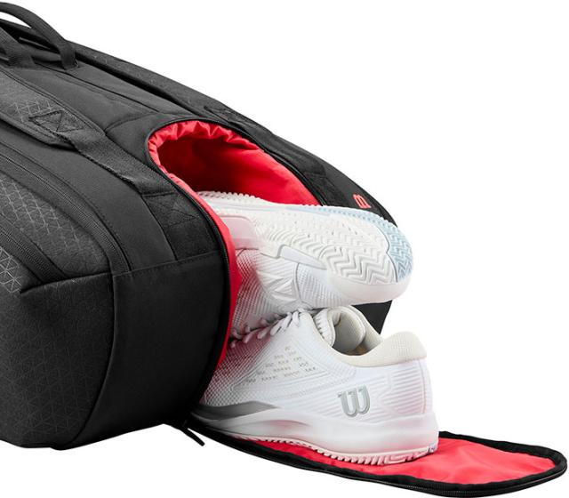 15本入れ ウイルソン メンズ レディース クラッシュ V3 ラケットバッグ CLASH V3 15PK RACQUET BAG テニスバッグ 鞄 送料無料 Wilson WR80382010_7