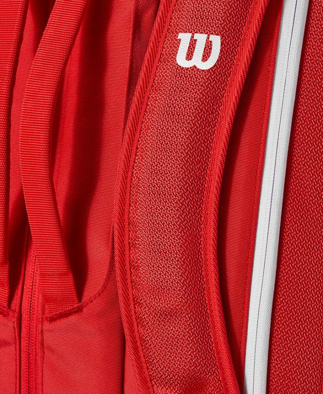 ラケット15本入れ ウイルソン メンズ レディース スーパーツアー レッド Super Tour Red 15PK テニス ラケットバッグ 鞄 レッド 赤 送料無料 Wilson WR80366010_10