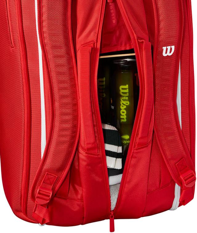 ラケット15本入れ ウイルソン メンズ レディース スーパーツアー レッド Super Tour Red 15PK テニス ラケットバッグ 鞄 レッド 赤 送料無料 Wilson WR80366010_9