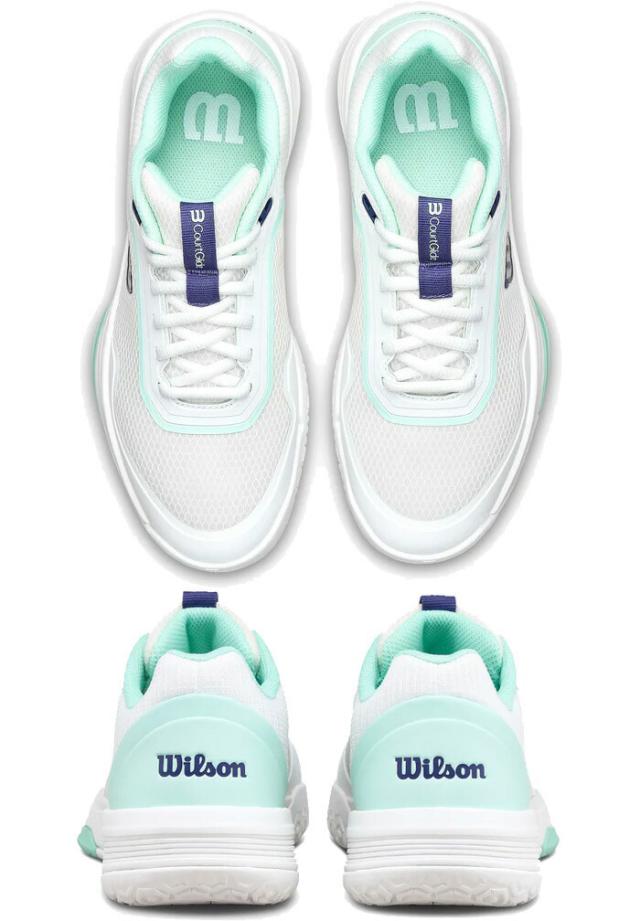 ウイルソン レディース コートグライド オムニコート COURTGLIDE OMNI テニスシューズ ローカット ホワイト 白 送料無料 Wilson WRS340140U_2