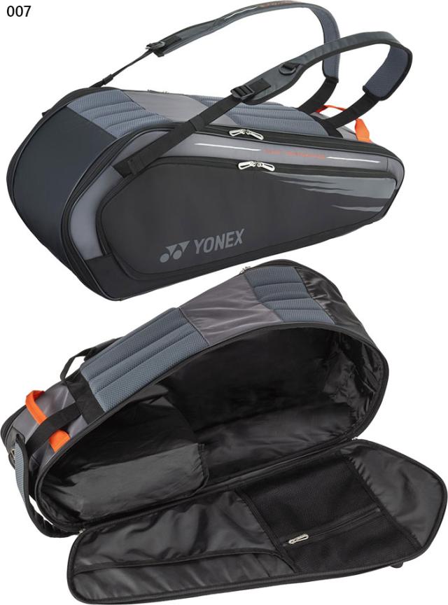 テニス6本用 ヨネックス メンズ レディース ラケットバッグ6 バッグ 鞄 ブラック 黒 ブルー 青 送料無料 YONEX BAG2322R_3