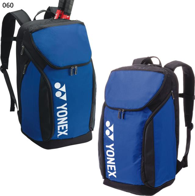 【4月下旬入荷予約商品】 34L ヨネックス メンズ レディース バックパックL テニスバッグ 鞄 リュックサック デイパック テニスラケット2本収納 ブラック 黒 ブルー 青 送料無料 YONEX BAG2408L_3
