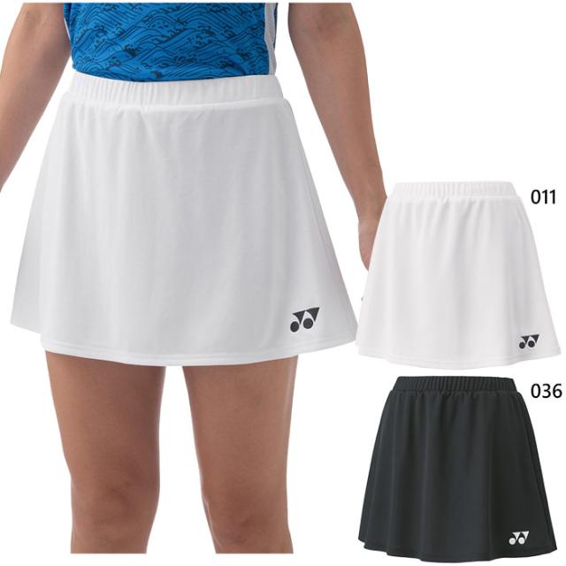 ヨネックス レディース ウィメンズスカート インナースパッツ付 テニス バドミントンウェア ボトムス ホワイト 白 グレー 灰色 送料無料 YONEX 26144の通販は 6,610円