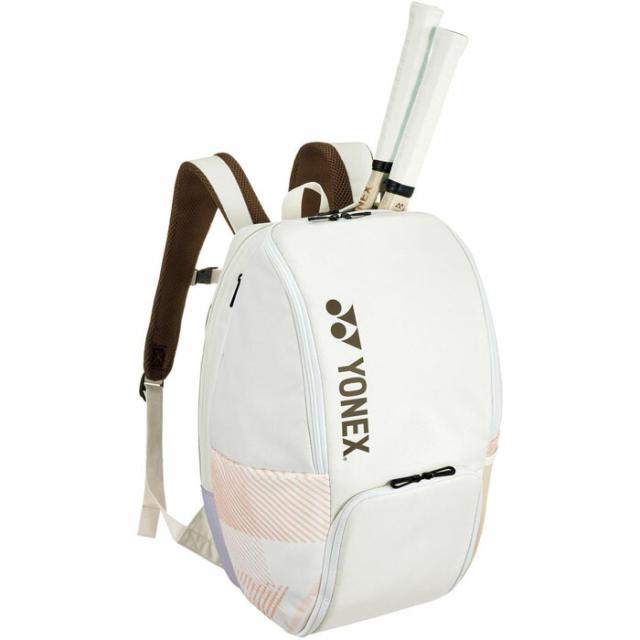 30L ラケット2本収納 ヨネックス メンズ レディース バックパックB バッグ 鞄 リュックサック デイパック ペットボトル収納ポケット シューズポケット ブラック 黒 ベージュ グリーン 緑 送料無料 YONEX BAG2408B_8