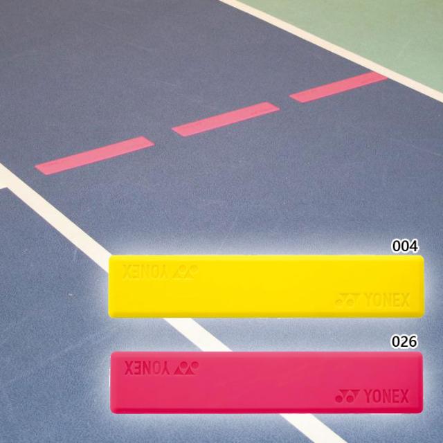 16枚入り ヨネックス メンズ レディース コートマーカー テニス用品 イエロー ピンク 黄色 送料無料 YONEX AC510