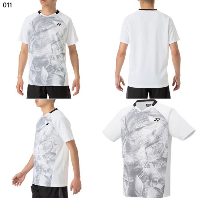YONEX 半袖プラクティスシャツ ホワイト Lサイズ 【公式通販】