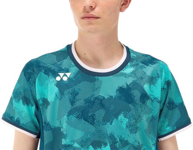 未使用 YONEX ヨネックス ゲームシャツ メンズ ティールグリーン O ヨネックス メンズ ゲームシャツ フィットスタイル テニス