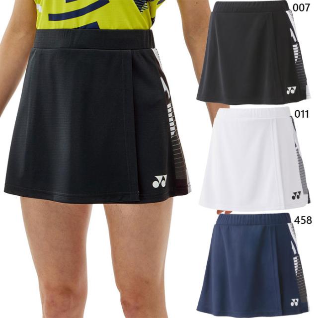 公*o様 YONEX バドミントンスカート 黒・紺どちらもL・O一枚ずつ計4枚 楽天市場】ヨネックス レディース スカート テニス バドミントンウェア