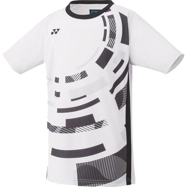 YONEX バドミントン 半袖シャツ ホワイト/イエロー ウェア YONEX