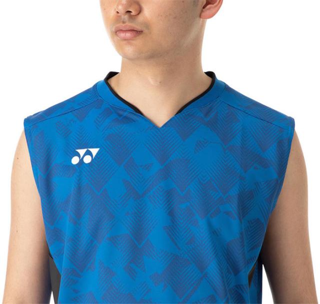 YONEX バドミントン ノースリーブシャツ 日本代表モデル サイズL ヨネックス(YONEX) バドミントンウェア ゲームシャツ