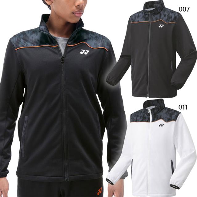 ヨネックス メンズ レディース ユニニットウォームアップシャツ テニス バドミントンウェア トップス 長袖 ホワイト 白 ブラック 黒 送料無料 YONEX 51055の通販は