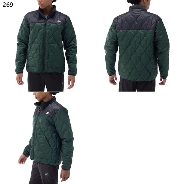 YONEX 中綿ジャケット 90088 ダークグリーン YONEX（ヨネックス） バドミントン 中綿ジャケット ユニ 男女兼用