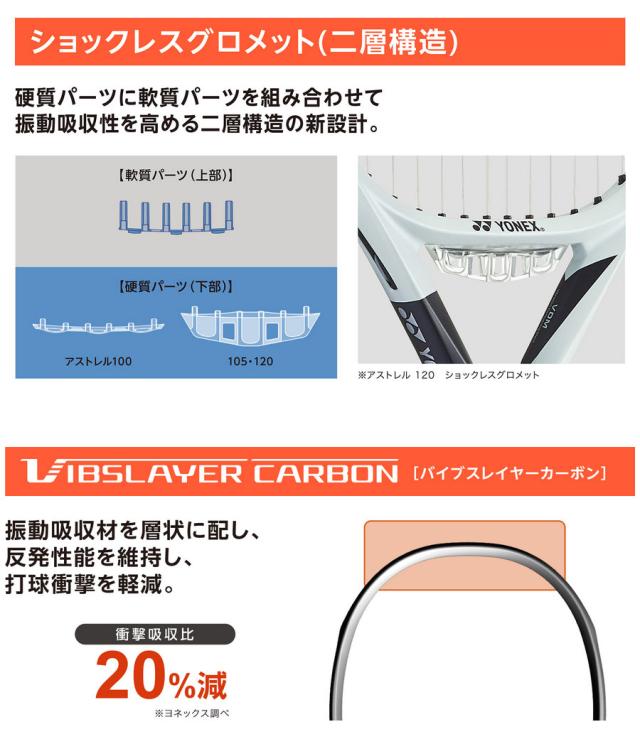 ヨネックス メンズ レディース アストレル 120 硬式テニス ラケット