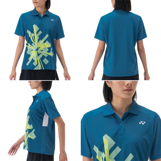 YONEX バドミントン 半袖シャツ 青/水色 YONEX バドミントン 半袖シャツ 青/水色 YONEX 半袖 Tシャツ