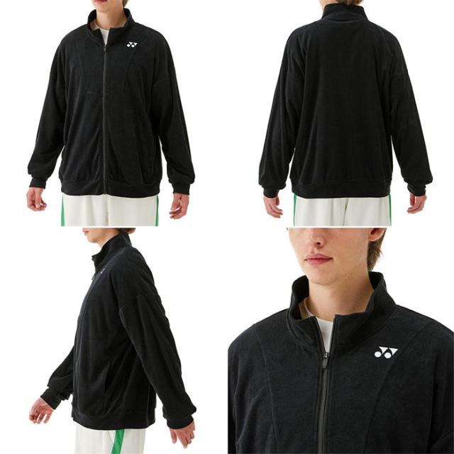 YONEX バドミントンシャツ XOサイズ ヨネックス 50175 ユニニットウォームアップシャツ（ブラック