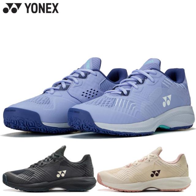 ヨネックス レディース パワークッション ソニケージ ウィメン GC テニスシューズ パープル 紫 送料無料 YONEX SHTSCLG
