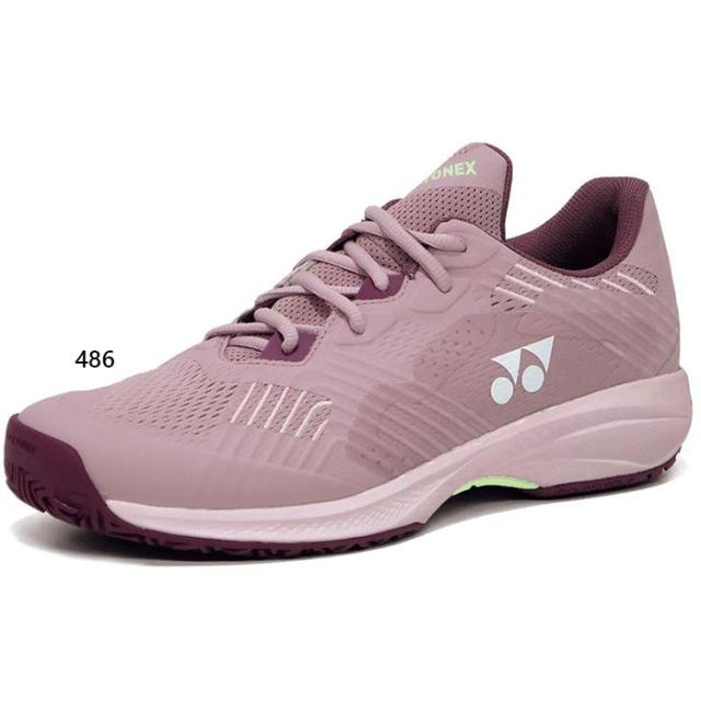 ヨネックス レディース パワークッション ソニケージ ウィメン AC テニスシューズ オールコート用 ローカット ピンク 送料無料 YONEX SHTSCLA