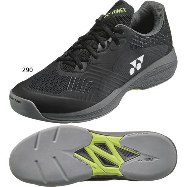 3E幅 ヨネックス メンズ パワークッション ソニケージ CC テニスシューズ カーペットコート用 ローカット ブラック 黒 送料無料 YONEX SHTSCMC