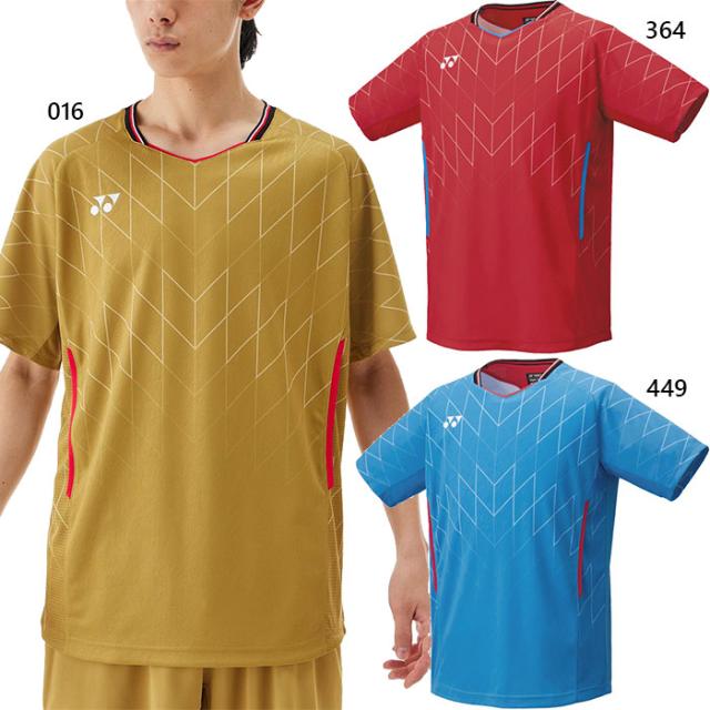 グッズ YONEX/ヨネックス】半袖 メンズゲームシャツ フィットスタイル ブルー