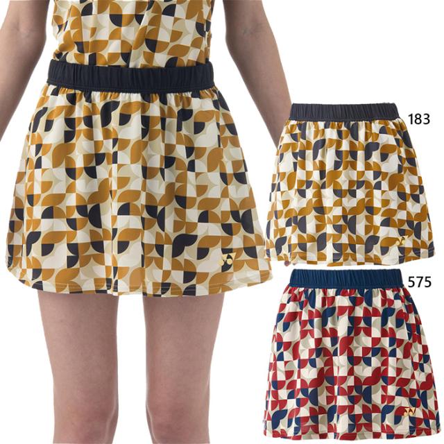 ヨネックス レディース スカート テニス バドミントンウェア ボトムス 吸汗速乾 UVカット レッド ブラウン 赤 茶色 送料無料 YONEX 26177