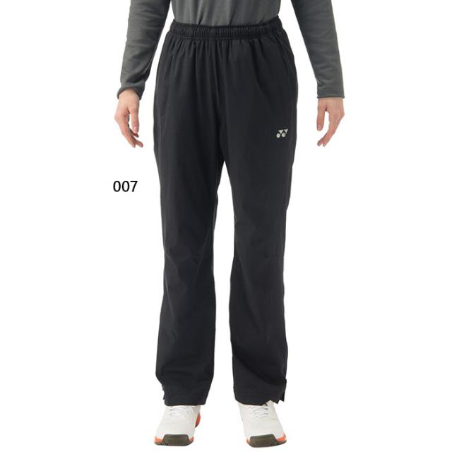 ヨネックス レディース 裏地付ウィンドウォーマーパンツ テニス バドミントンウェア ボトムス ロングパンツ ブラック 黒 送料無料 YONEX 88077