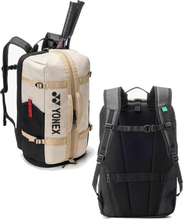 40L ヨネックス メンズ レディース バックパック バッグ 鞄 リュックサック デイパック ホワイト 白 ブラック 黒 ベージュ 送料無料 YONEX BAG2628_6