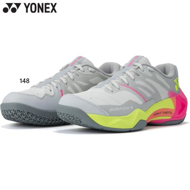 ヨネックス レディース サブアクシア SUBAXIA GT バドミントンシューズ ローカット グレー 灰色 送料無料 YONEX SHBSG1L