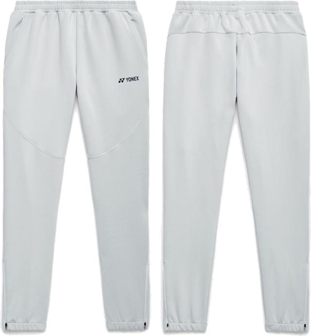 ヨネックス メンズ レディース ユニウォームアップパンツ テニス バドミントンウェア ボトムス UVカット ブラック 黒 シルバー 送料無料 YONEX 60191_4