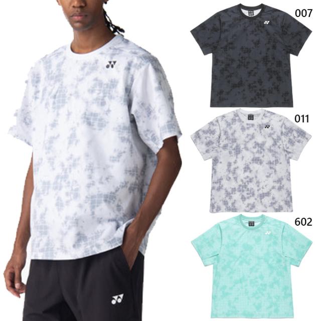 ヨネックス メンズ レディース ユニドライTシャツ テニス バドミントンウェア トップス 半袖 吸汗速乾 ホワイト 白 ブラック 黒 送料無料 YONEX 16838
