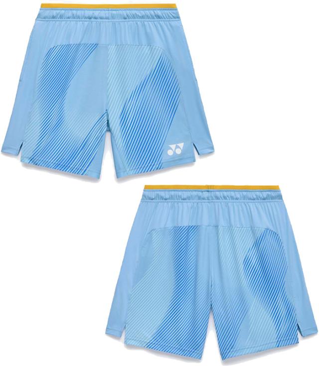 ヨネックス レディース ニットハーフパンツ テニス バドミントンウェア ボトムス UVカット 吸汗速乾 ブルー レッド 青 赤 送料無料 YONEX 25122_12