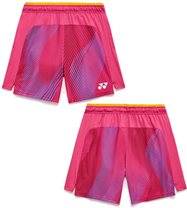 ヨネックス レディース ニットハーフパンツ テニス バドミントンウェア ボトムス UVカット 吸汗速乾 ブルー レッド 青 赤 送料無料 YONEX 25122_9