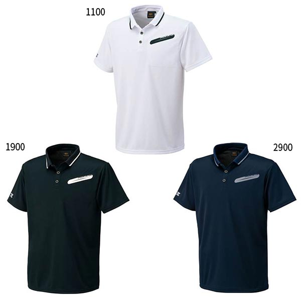 ゼット野球 メンズ プロステイタス ポロシャツ PROSTATUS ポロシャツ トップス 軽量 吸汗速乾 シンプル 移動着 送料無料 ZETT BOT82の通販は 5,630円