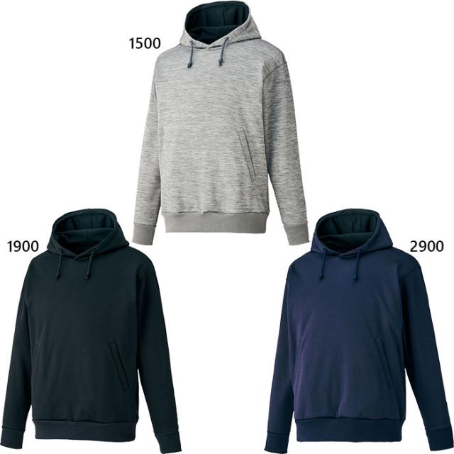 ゼット野球 メンズ レディース スウエットパーカー 長袖 プルオーバー トップス 野球ウェア ストレッチ 軽量 トレーニング 送料無料 ZETT BOS311