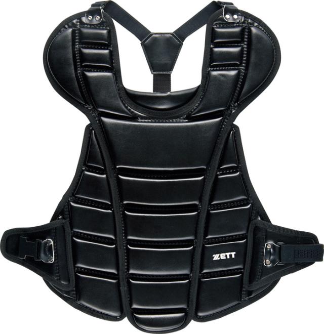 ゼット野球 メンズ レディース 軟式・ゴムソフト用プロテクター 野球用品 キャッチャー防具 捕手用 ブラック 黒 ネイビー レッド 赤 送料無料 ZETT BLP4230_2