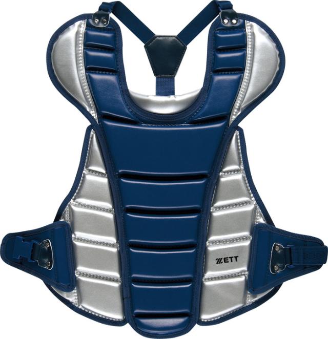 ゼット野球 メンズ レディース 軟式・ゴムソフト用プロテクター 野球用品 キャッチャー防具 捕手用 ブラック 黒 ネイビー レッド 赤 送料無料 ZETT BLP4230_6