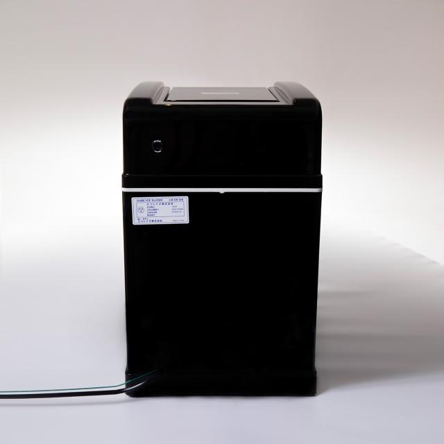 業務用電動かき氷機 キューブアイススライサー ラグジュアリーブラック CR-SIS-BK 3年保証 予備替刃1枚付属_6