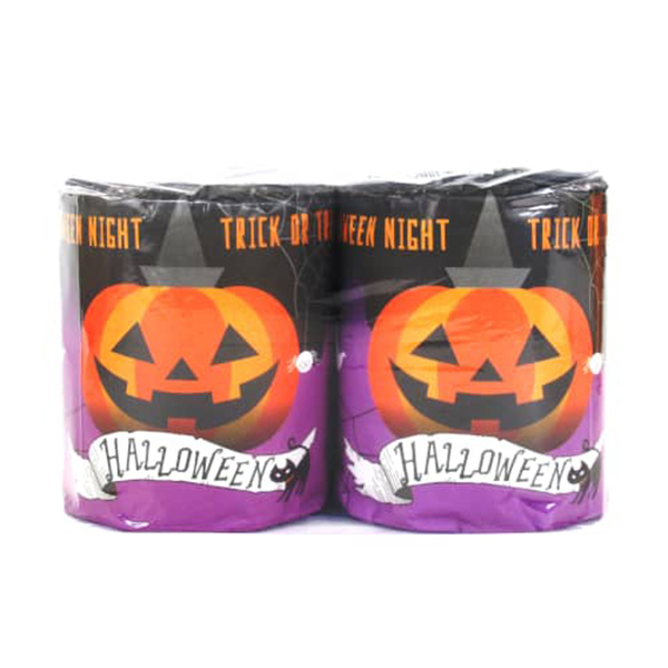 販促用トイレットペーパー ハロウィンナイト ダブル27.5m 個包装2ロールX50パック