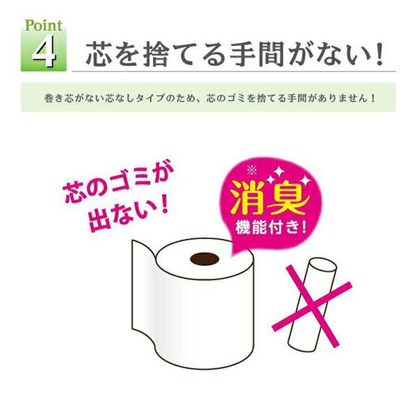 トイレットペーパー 丸富製紙 ペンギン 超ロング5倍巻き ダブル125m 芯