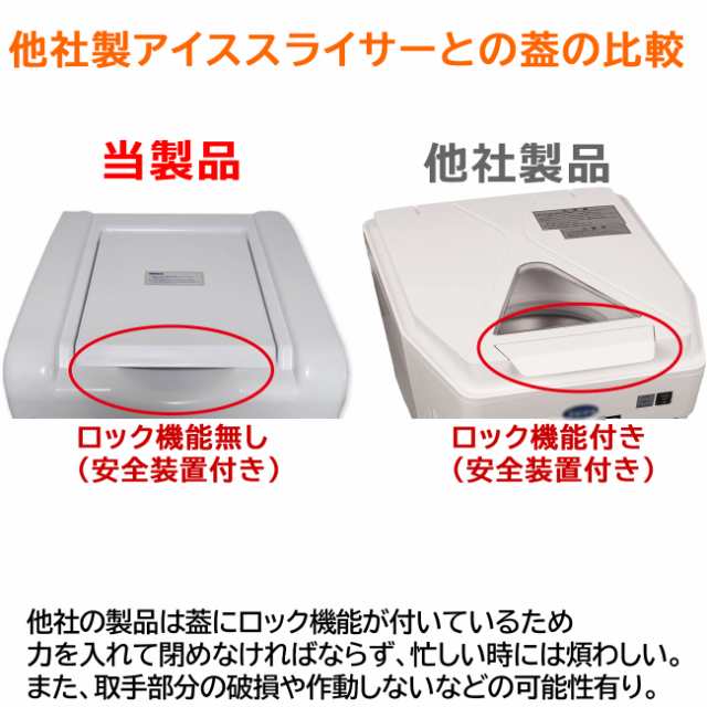 業務用電動かき氷機 キューブアイススライサー なごみ CR-SIS-OR 1年保証 幅280Ｘ奥行360Ｘ高さ450mmの通販はau PAY  マーケット - 日用品・消耗品ショップなごみ | au PAY マーケット－通販サイト