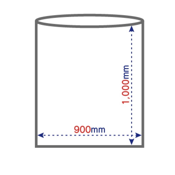 オルディ プラスプラス ペール用ポリ袋 90L 厚0.045ｍｍ 透明 10枚X30