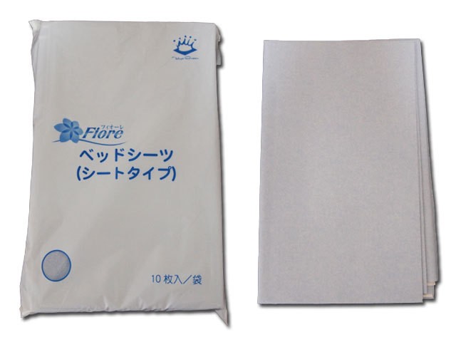 フィオーレ 介護用使い捨てベッドシーツ シートタイプ 10枚X10パック